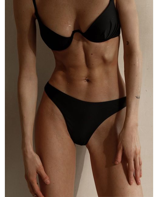 Lichi Mid-rise bikini bottoms