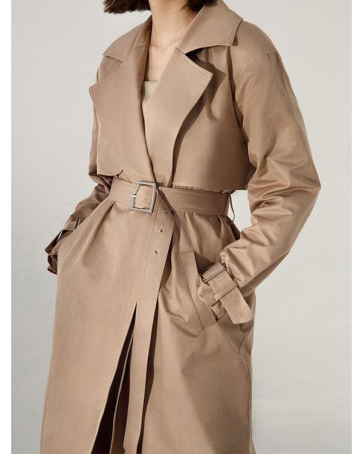 Lichi Buckle-detailed trench coat