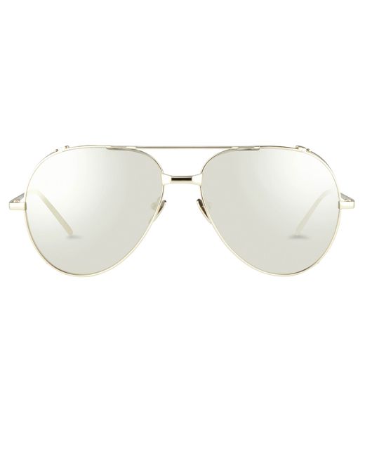 Linda Farrow 426 C2 Aviator Sunglasses