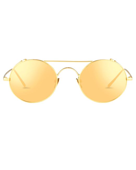 Linda Farrow 427 C1 Oval Sunglasses