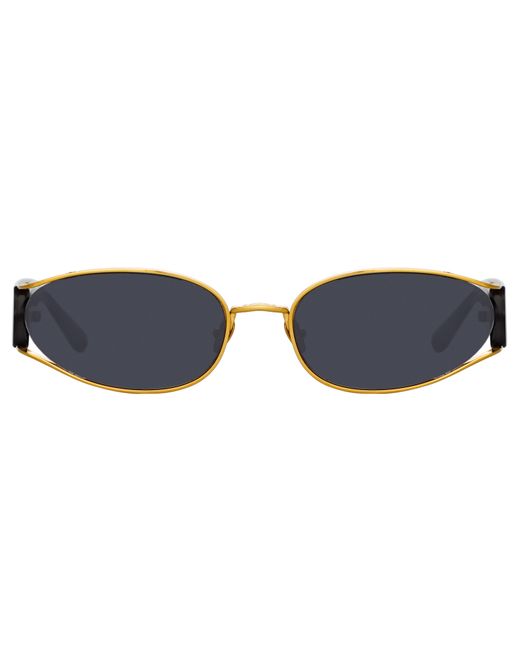 Linda Farrow Shelby Cat Eye Sunglasses Black