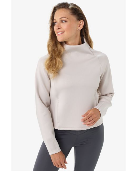 Lole Spacer Funnel Neck Sweatshirt With Pockets