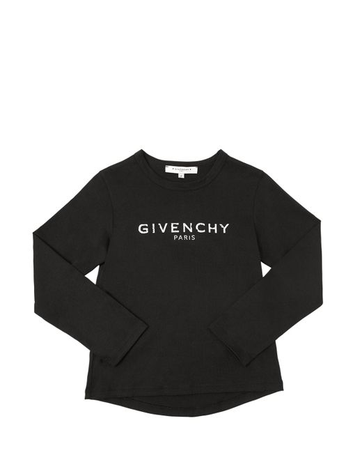 Givenchy Logo Printed Cotton Jersey T-shirt