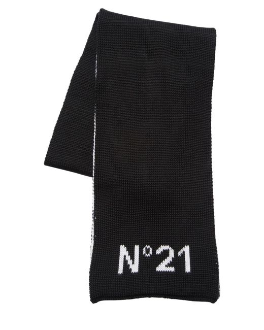 N.21 Wool Blend Knit Scarf