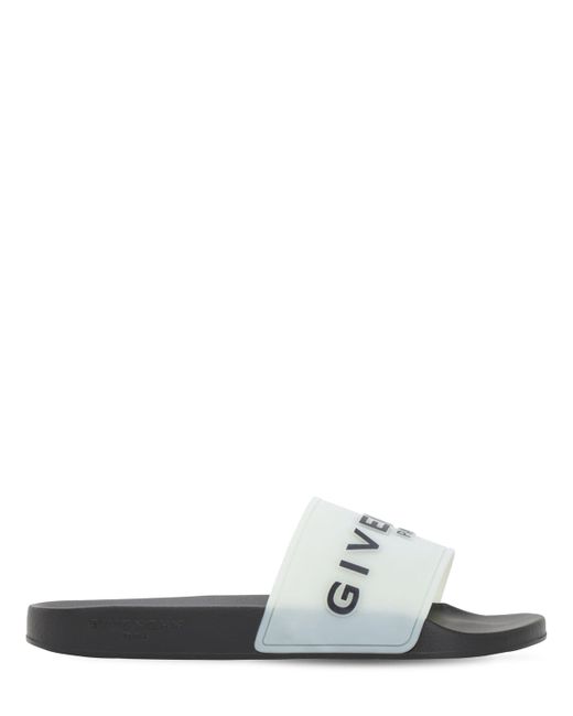 Givenchy Glow-in-the-dark Rubber Slide Sandals