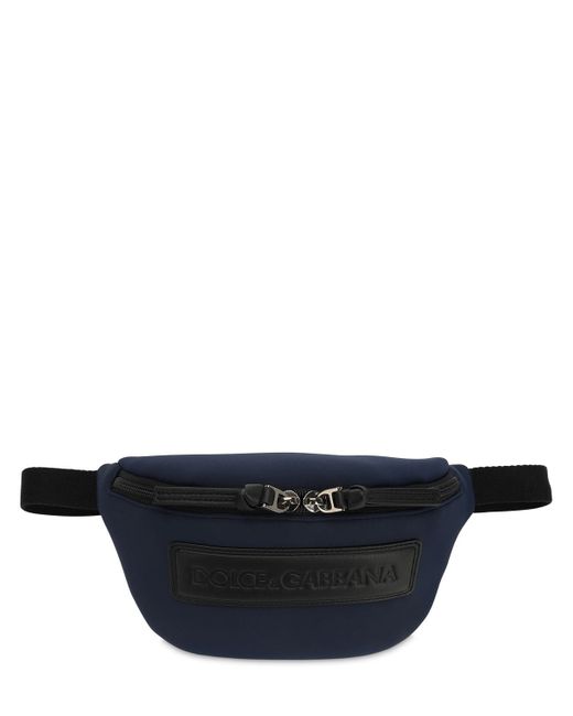 Dolce & Gabbana Logo Patch Neoprene Belt Bag