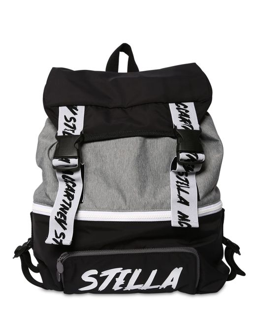 Stella McCartney Kids Logo Print Nylon Backpack