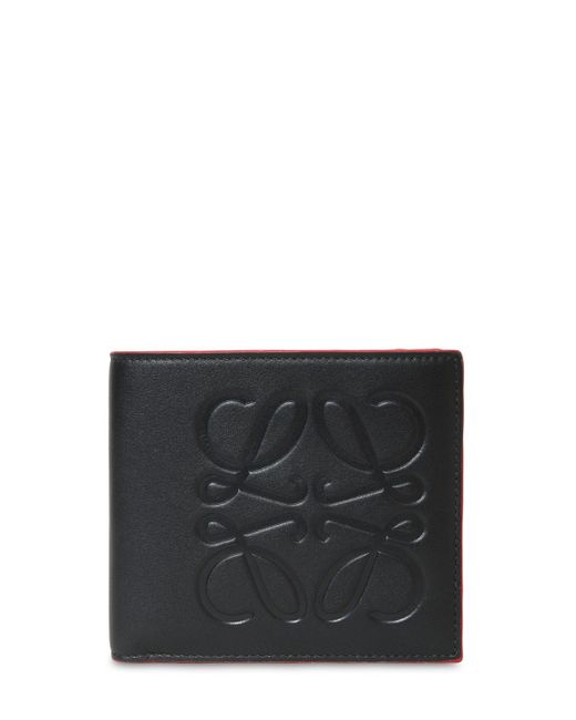 Loewe Embossed Logo Leather Billfold Wallet