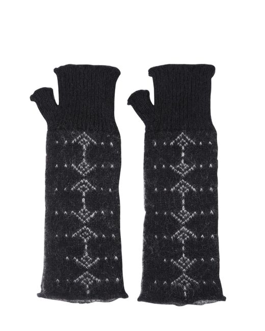 Saint Laurent Mohair Wool Gloves
