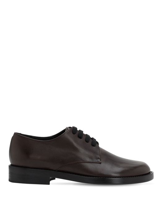 Ann Demeulemeester Leather Lace-up Derby Shoes