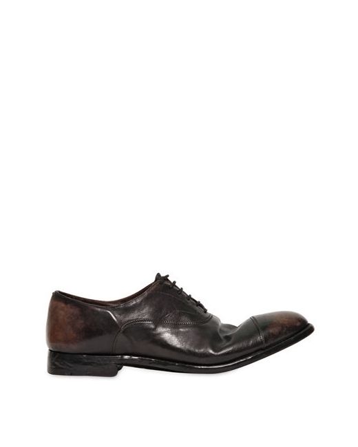 Alberto Fasciani 20MM HAND WASHED LEATHER OXFORD SHOES