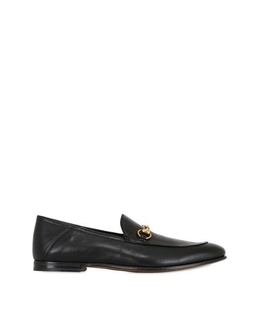 Gucci SOFT NAPPA LEATHER HORSE BITE LOAFERS