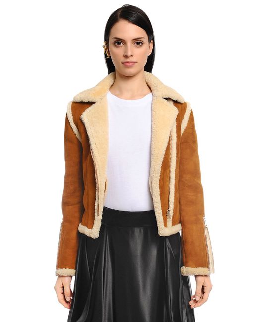 J.W.Anderson SHEARLING LEATHER JACKET