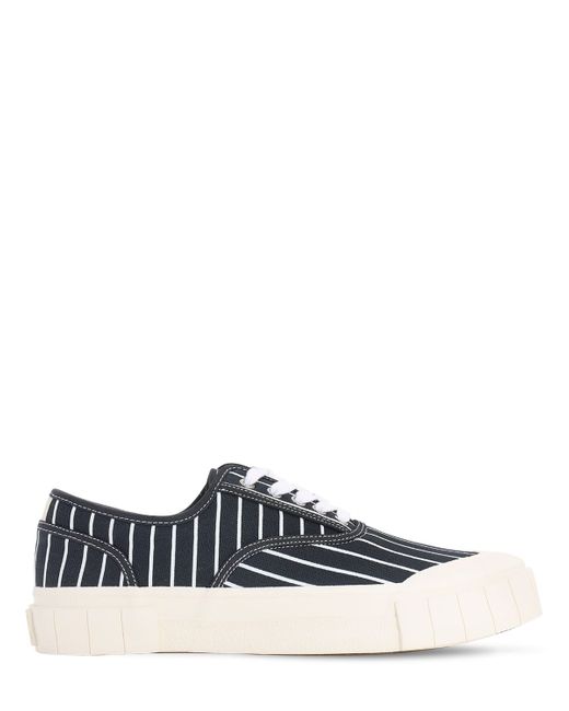 Good News Hurler 2 Striped Canvas Sneakers