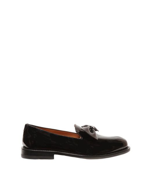 Vivienne Westwood PATENT LEATHER LOAFERS WITH BOW
