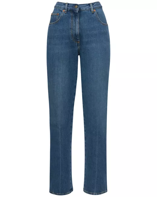 Gucci Denim Eco Bleached Straight Jeans