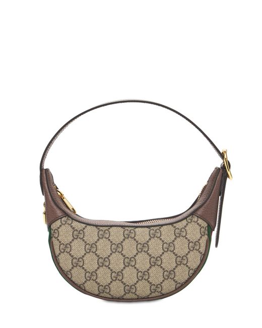Gucci Gg Monogram Canvas Ophidia Shoulder Bag