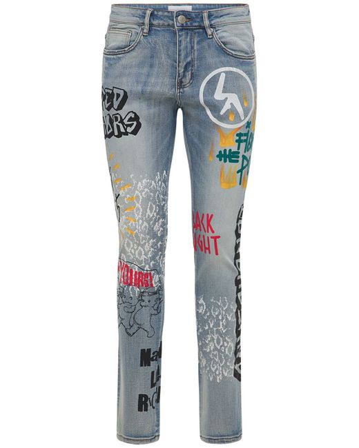 Lifted Anchors City Hall Printed Denim Jeans