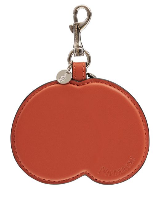 J.W.Anderson Leather Peach Key Ring