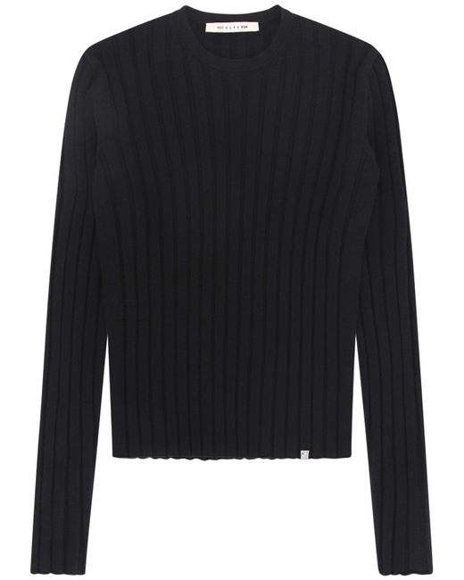 1017 Alyx 9Sm Wide Ribbed Knit Sweater