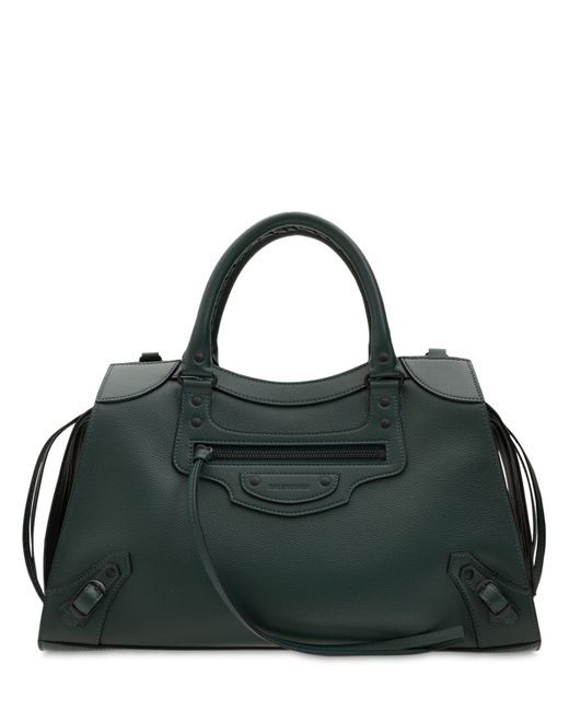 Balenciaga Logo Leather Duffle Bag
