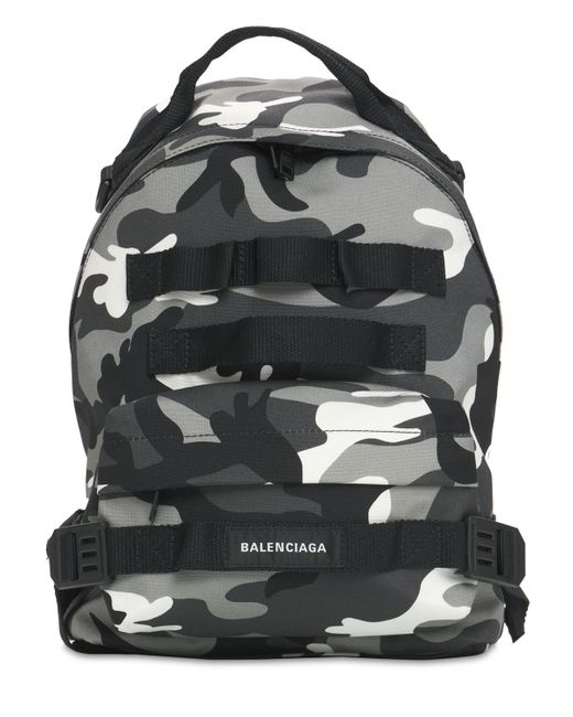 Balenciaga Army Multicarry Nylon Backpack