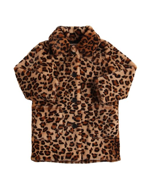 Zadig & Voltaire Leopard Print Faux Fur Coat