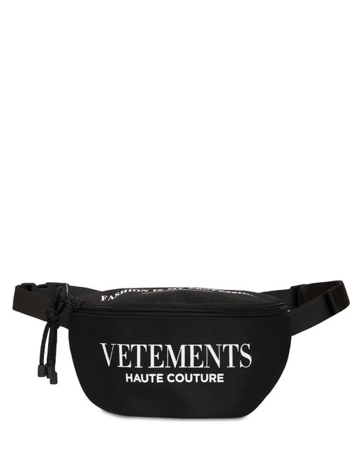 Vetements Fashion Is My Profession Logo Belt Bag