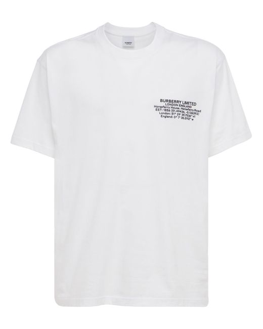 Burberry Logo Print Cotton Jersey T-shirt