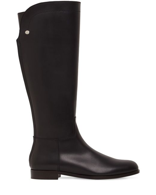 Loro Piana 20mm Welly Leather Tall Boots