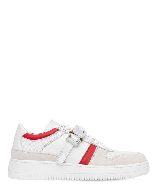 1017 Alyx 9Sm Buckle Leather Low-top Sneakers