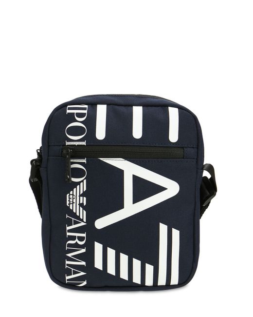 Ea7 Oversize Logo Crossbody Bag