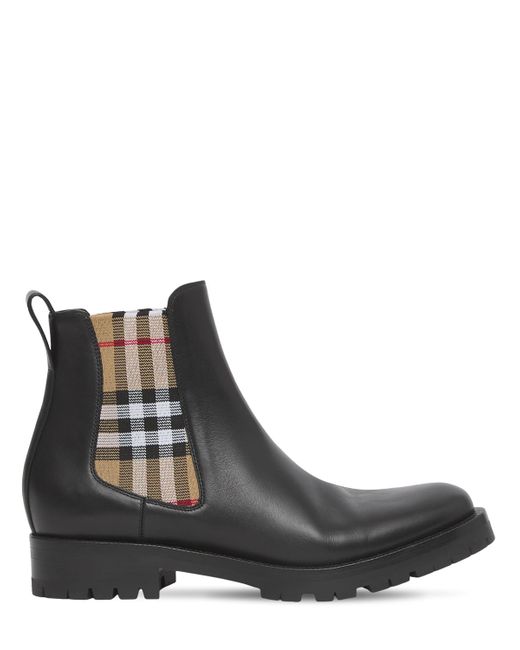 Burberry 20mm Allostock Leather Ankle Boots
