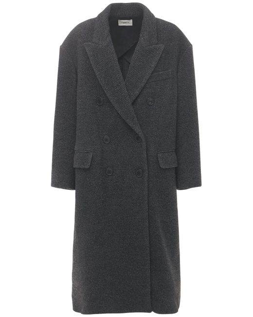 Isabel Marant Etoile Lojima Wool Blend Long Coat