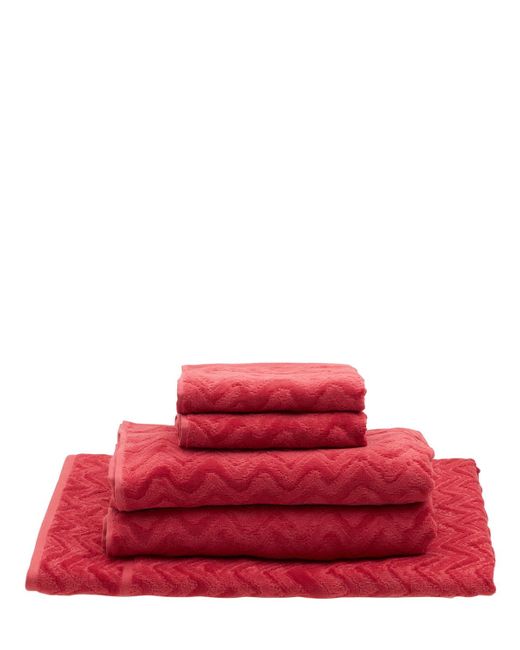 Missoni Set Of 5 Rex Cotton Towels