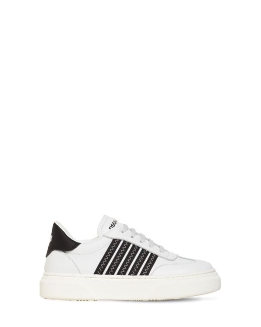 Dsquared2 Leather Lace-up Sneakers
