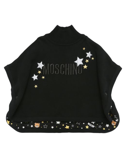 Moschino Embroidered Cotton Blend Cape