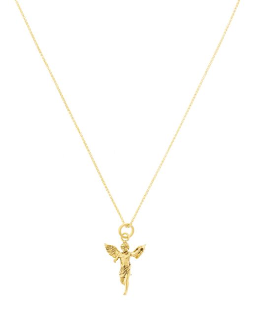 Saint Laurent Angel Charm Necklace