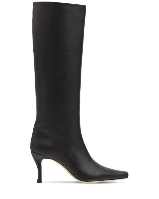 by FAR 80mm Stevie 42 Leather Tall Boots