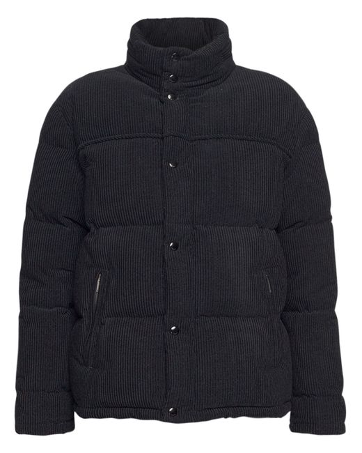 Saint Laurent Oversize Wool Cotton Down Jacket