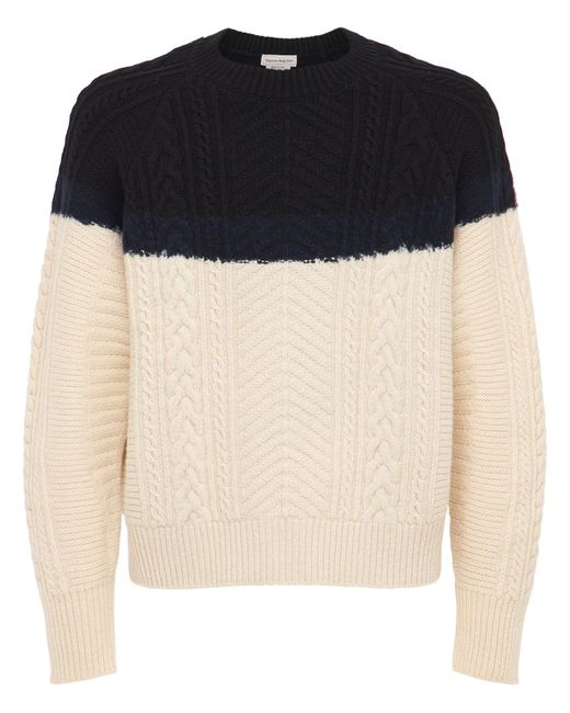 Alexander McQueen Wool Blend Knit Sweater