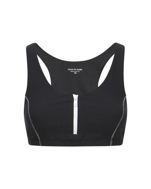 Year Of Ours Yos X Lindsey Zip Front Bra Top