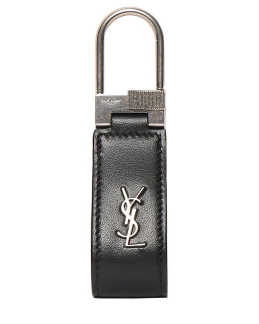 Saint Laurent Ysl Leather Key Ring