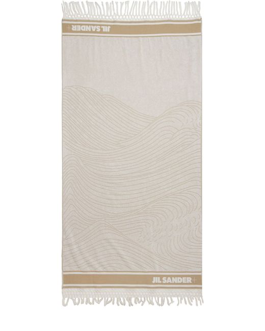Jil Sander Large Cotton Beach Towel