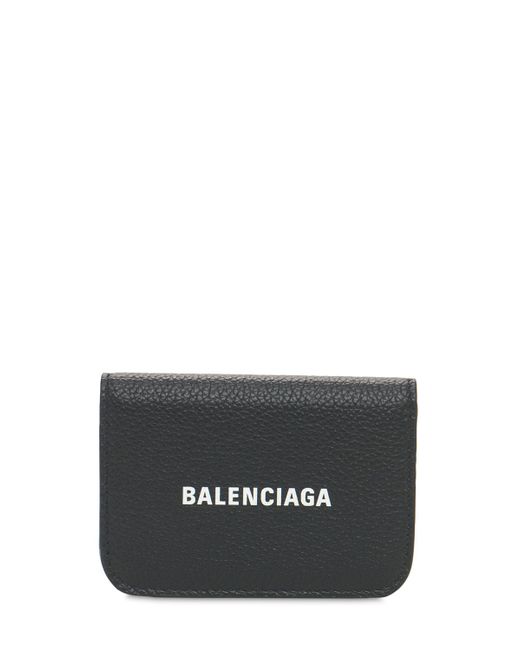 Balenciaga Logo Leather Card Holder