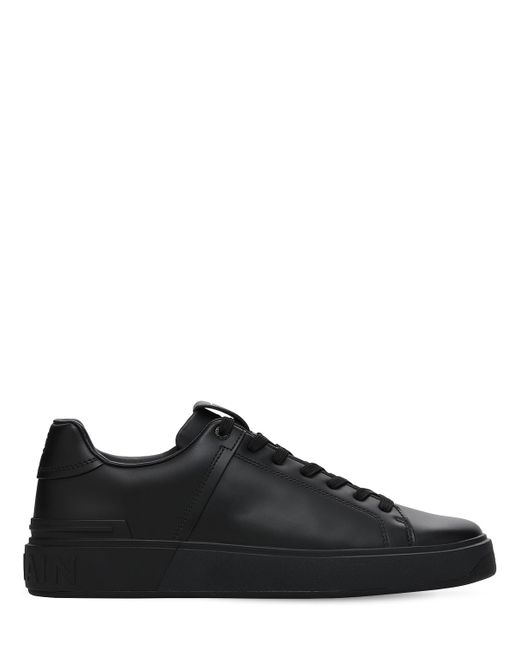 Balmain B Court Leather Low Top Sneakers