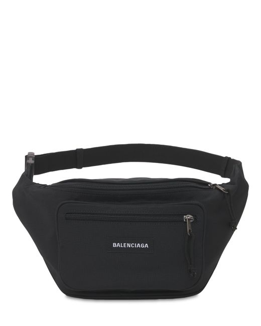 Balenciaga Logo Nylon Belt Bag