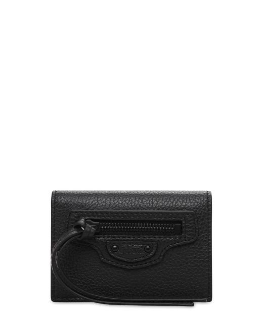 Balenciaga Neo Class Leather Mini Wallet