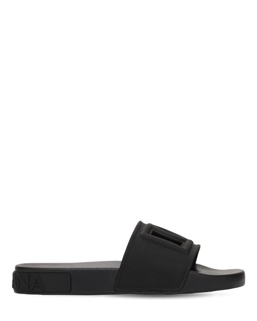 Dolce & Gabbana 20mm Saint Barth Rubber Slide Sandals