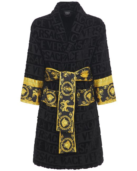 Versace Barocco Robe Cotton Bathrobe